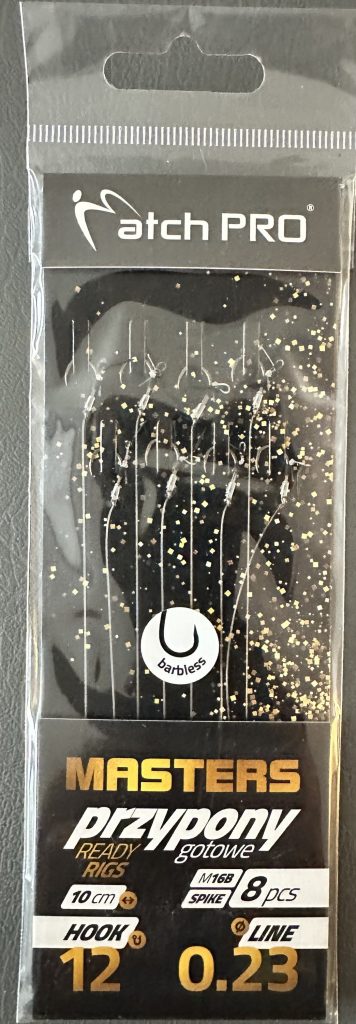 MatchPro Methodhaken mit Gummiband oder Spike M16B oder M19B Haken Barbless 10cm