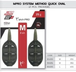 MPRO SYSTEM METHOD QUICK OVAL & DROP 2er SET
